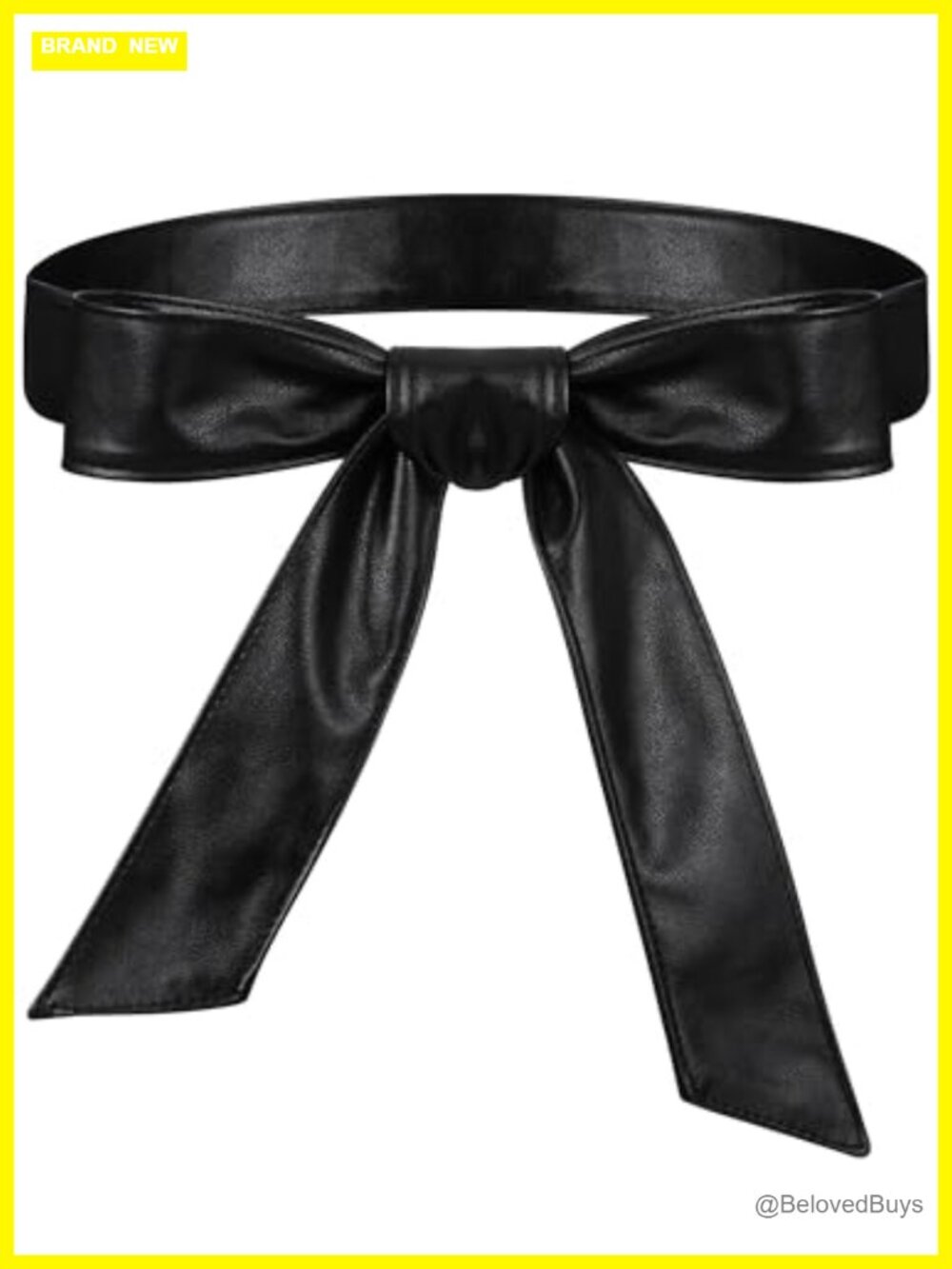 Women's PU Leather Wrap Obi Belt | Tie Waist Sash for Dresses